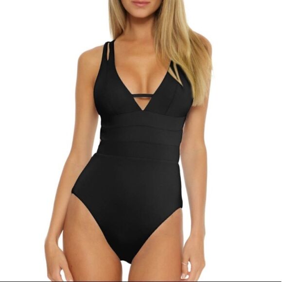 BECCA Black Elaine One Piece Swimsuit! Retail$128 - Picture 7 of 7